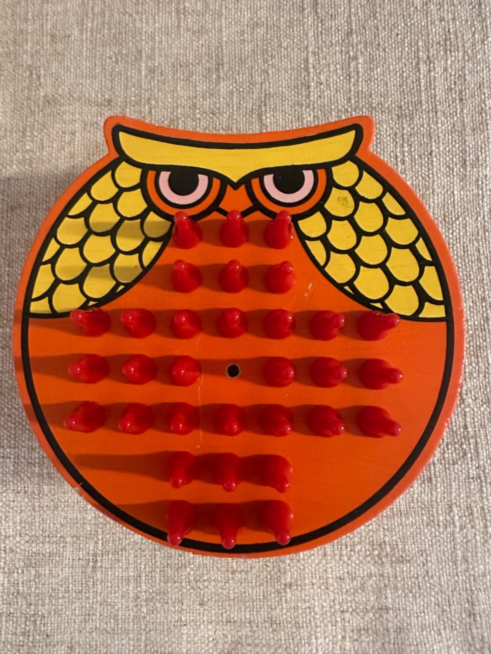 Vintage Takahashi Owl Peg Puzzle. RARE HTF